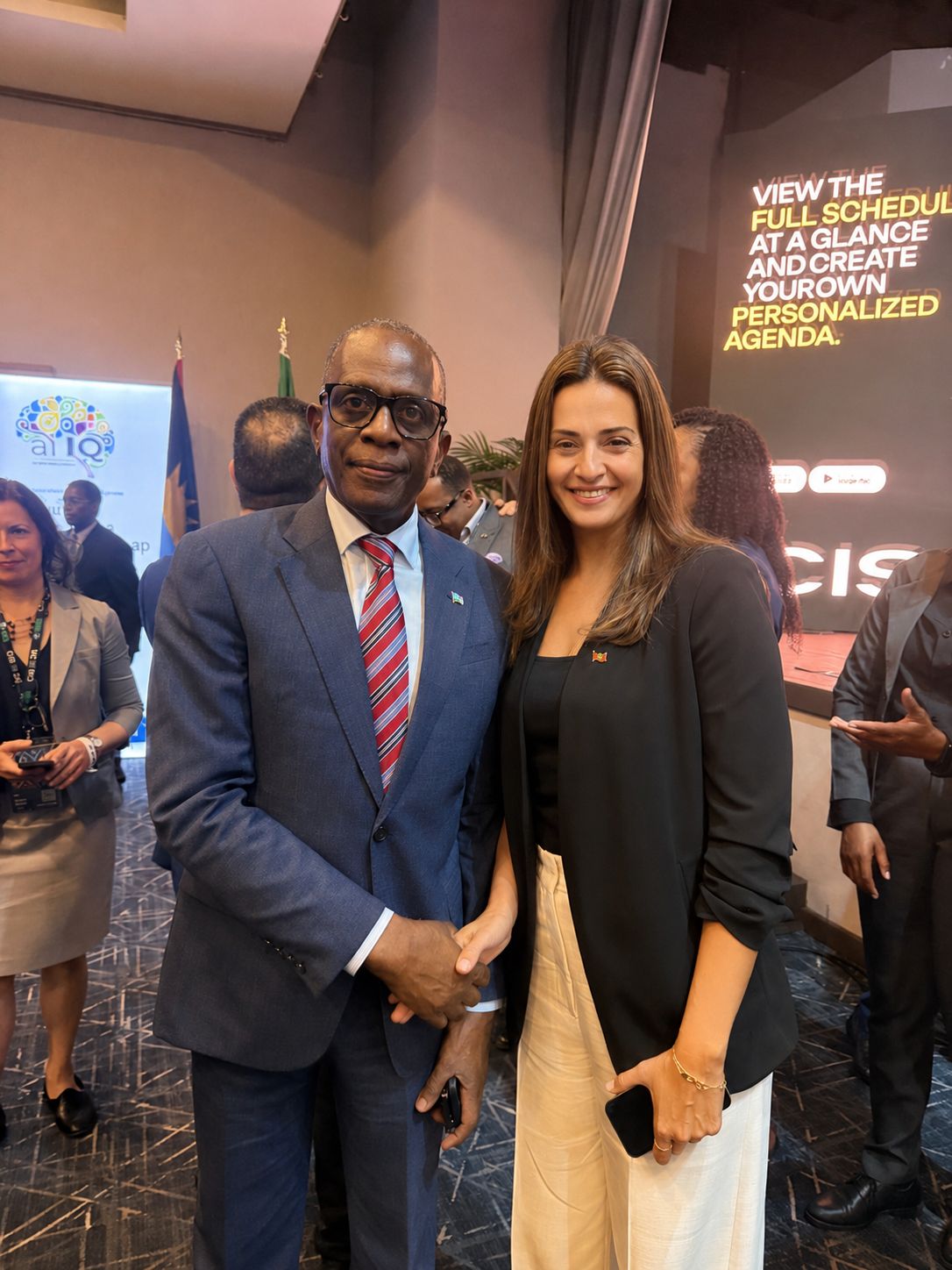 Abi with PM of SLU